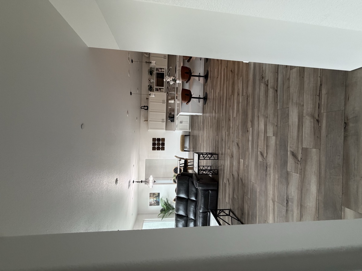 Shared common living area with natural light
